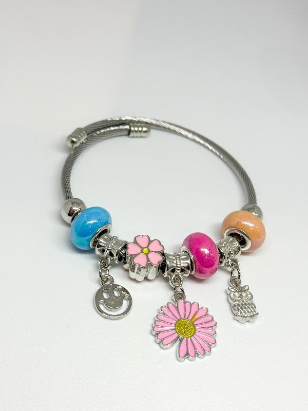 Producto - Pulsera charm acero quirúrgico p70