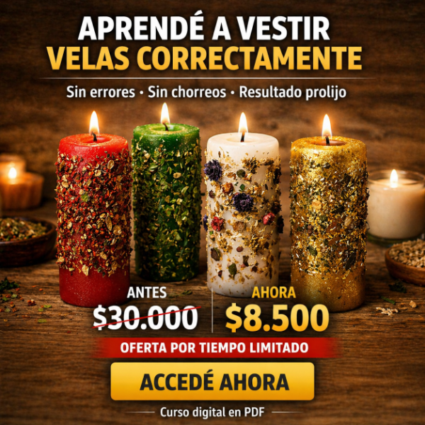Producto - Cómo Vestir Velas Correctamente (Sin Errores y con Resultado Prolijo)