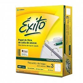 Producto - REPUESTO Nro 3 EXITO - CAJA x 480h - 0