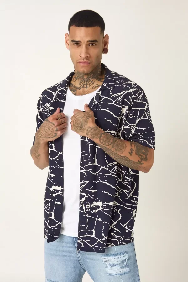 Producto - Camisas Tascani Mc Omarok Noche
