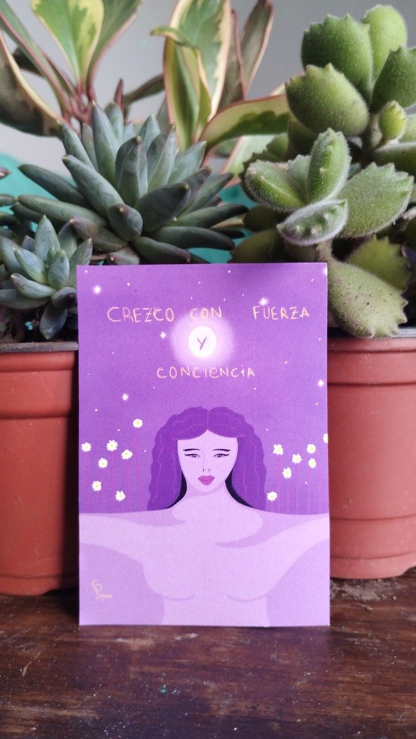 Producto - Sticker grande "Crezco"