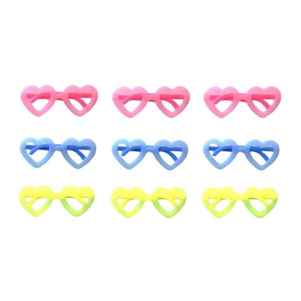 Producto - Anteojos Plástico Fluo Corazón