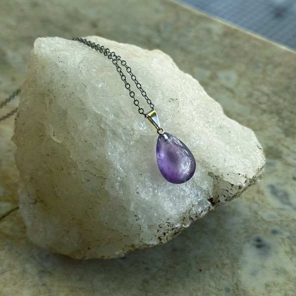 Producto - Dije gota Amatista!