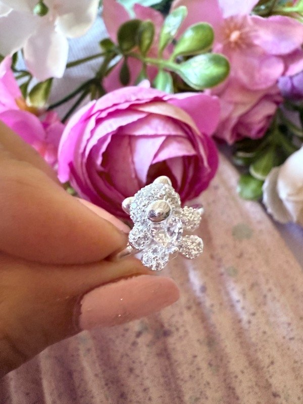 Producto - Anillo oso con circonias