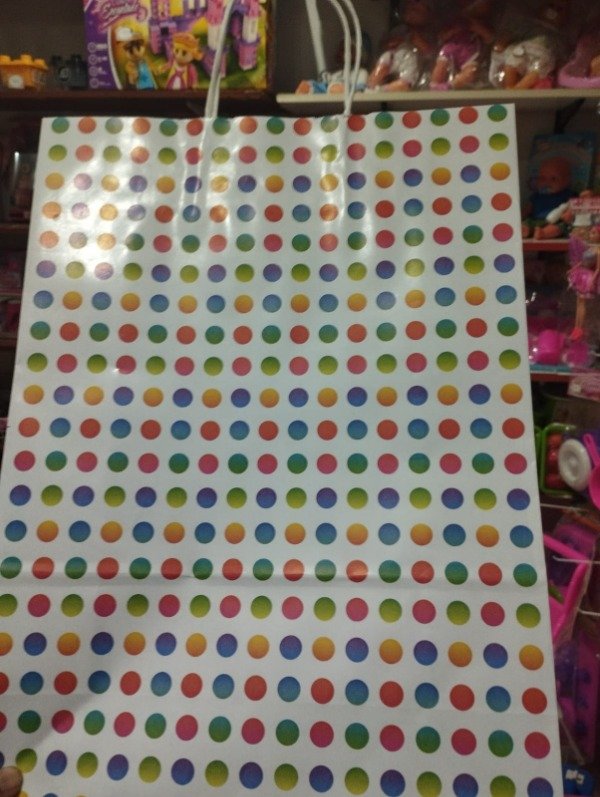 Producto - Bolsa de papel lunares 30x12x41