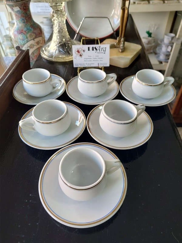 Producto - Juego de café x 6 porcelana