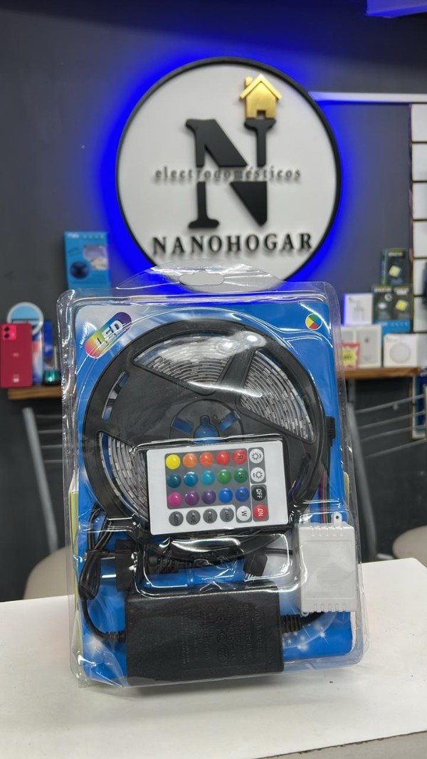 Producto - TIRA LED LUCES 5 MTS TRADICIONALES RGB