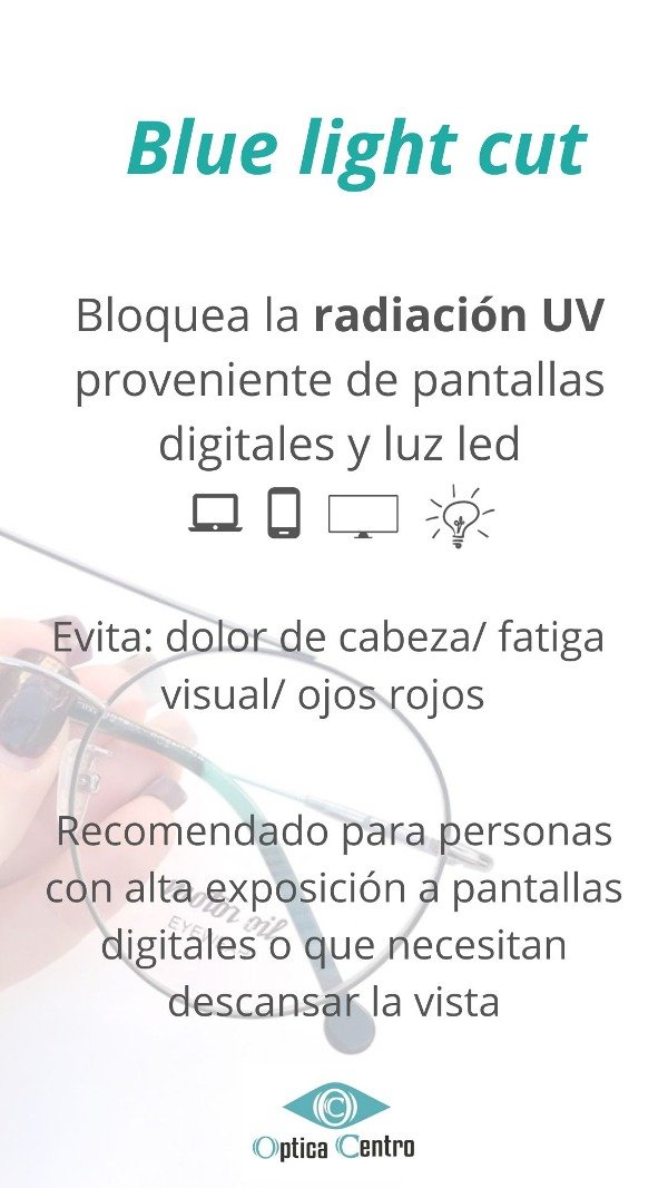 Producto - Cristales blue cut Antirreflex