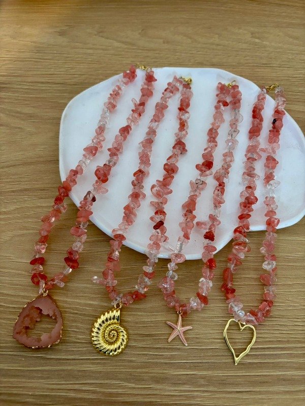 Producto - Collar Cherry Jaspe