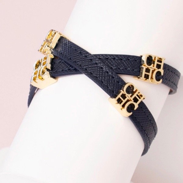 Producto - Pulsera Melina negra envolvente de cuero