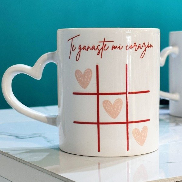 Producto - Taza corazon ganaste!