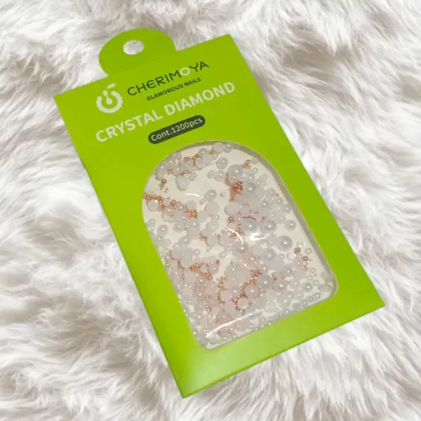 Producto - Deco de uñas perlas y caviar Cherimoya