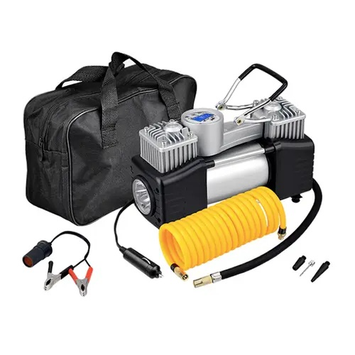 Producto - Compresor 12v Doble cilindro Digital Auto Linterna -Gadnic AV37-TY