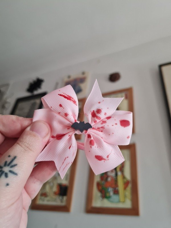 Producto - Colita moño Halloween Bat 2