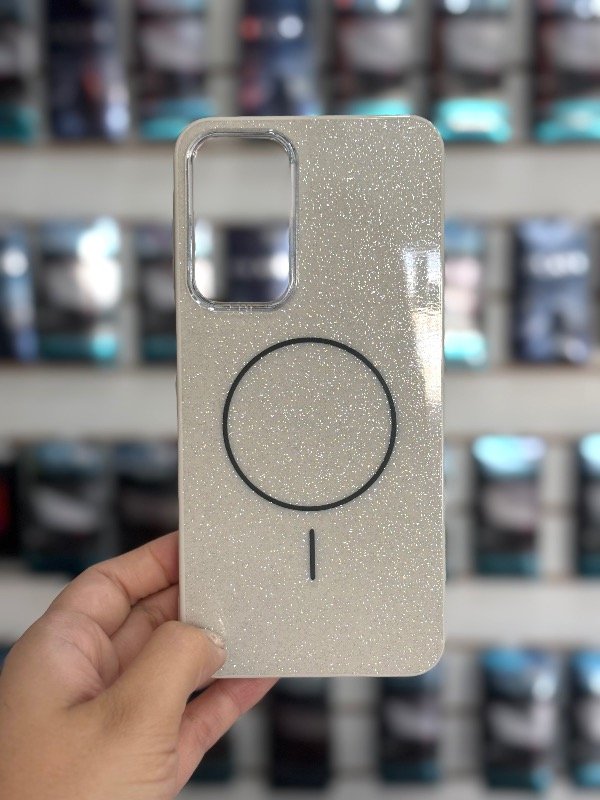 Producto - Case MagSafe brillantina beige A26