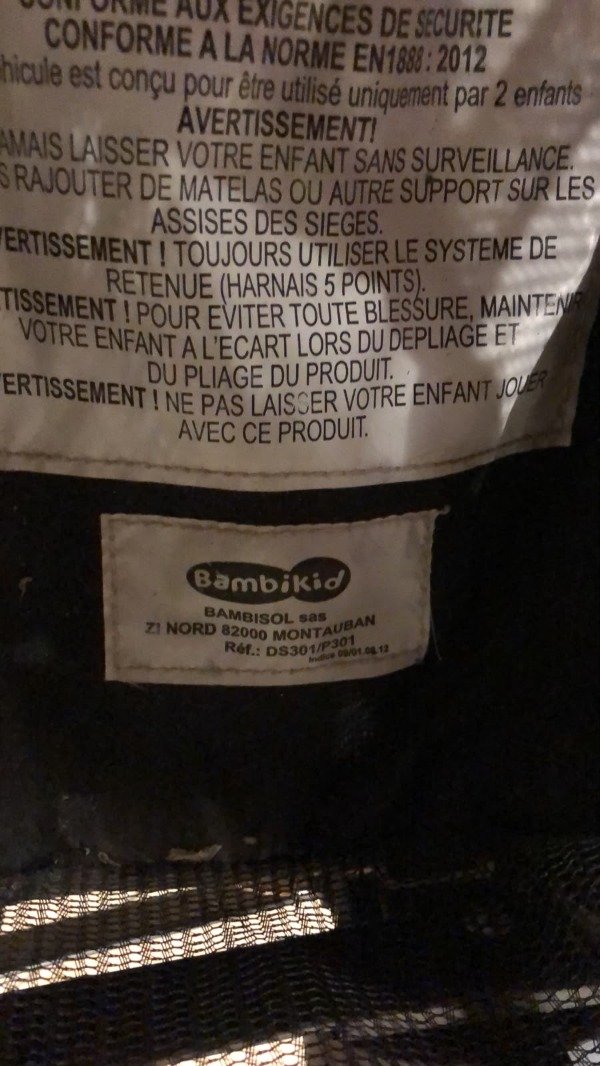 Producto - Cochecito doble para bebé verde y negro - 6