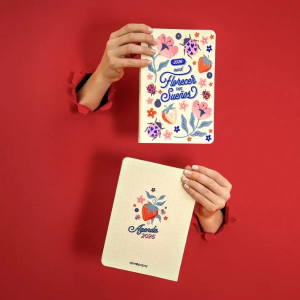 Producto - Organizador Mensual 2026 Apa la Papa - Frutillas