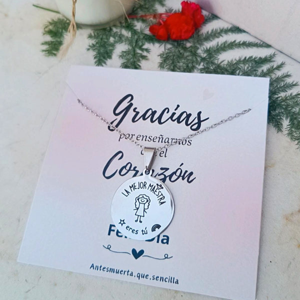 Producto - Collar La mejor Maestra