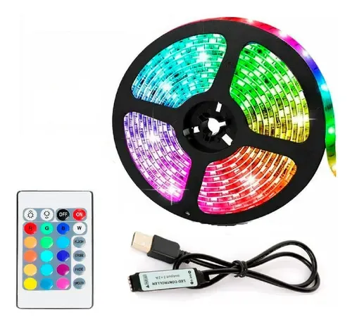 Producto - TIRA LED MOOD LIGHTS 5MTS USB