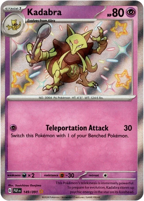 Producto - Kadabra - 149/091 - Paldean Fates - Holo