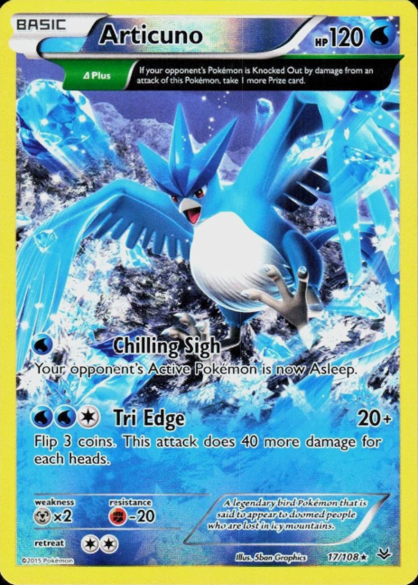 Producto - Articuno - 17/108 - Roaring Skies - Reverse Holo