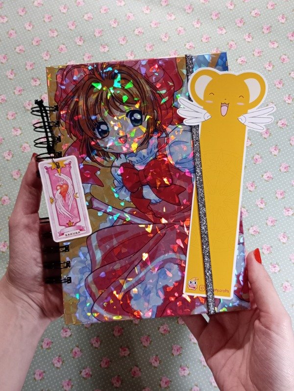 Producto - Agenda o cuaderno temático holográfico Sakurita