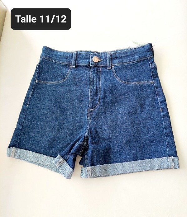 Short jean HyM talle 11/12 Azul