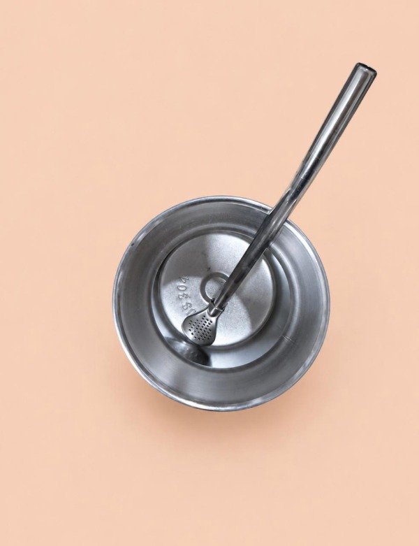Producto - Mate de acero inoxidable con bombilla - 1
