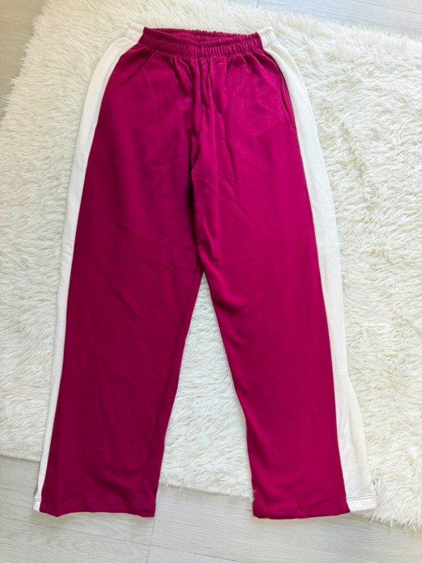 Producto - Baggy Algodón Frisa Líneas Blancas - 4