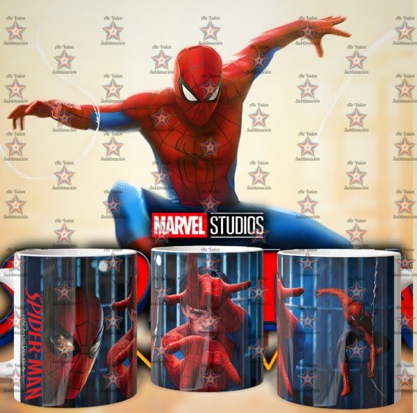 Producto - plantillas para taza de SPIDERMAN UN NUEVO DIA - 8