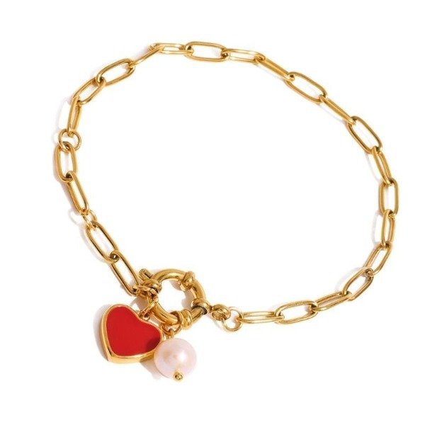 Producto - Pulsera Red Heart Pearl