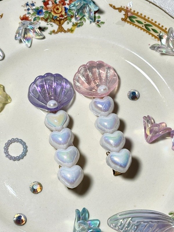 Producto - Par de hebillas Fantasía Sirenita Glam