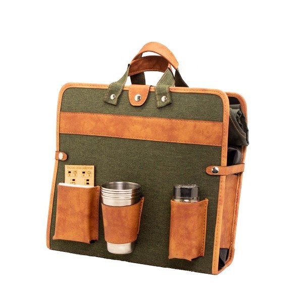 Producto - PORTA TABLITA ASADO X4 LUXE CORDURA VERDE