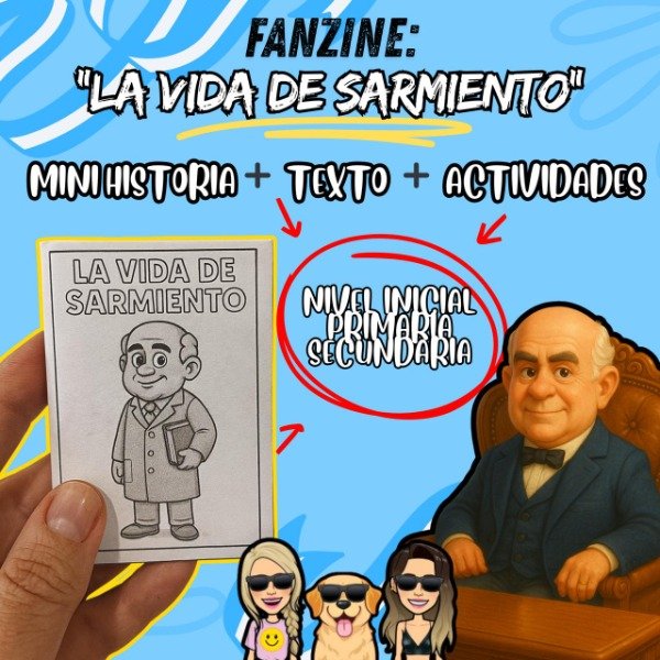 Producto - FANZINE. LA VIDA DE SARMIENTO