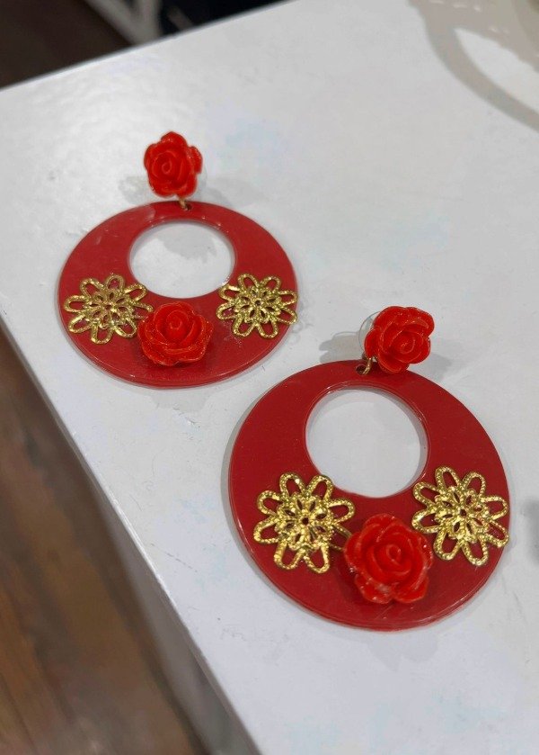 Producto - Argollas Rosita roja