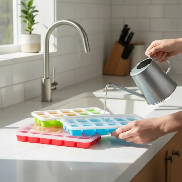 Producto - Cubetera Silicona Con Tapa