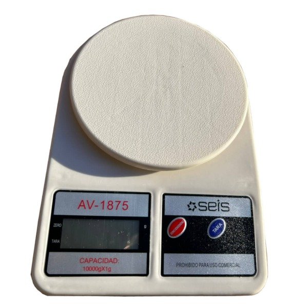 Producto - Balanza De Cocina Digital Hasta 10 Kilogramos.