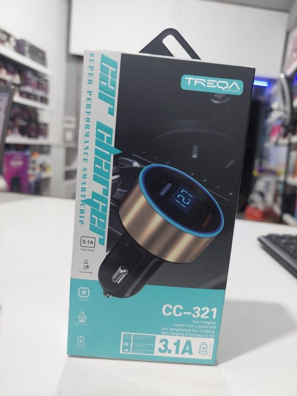 Producto - CARGADOR TREQA 3.1A