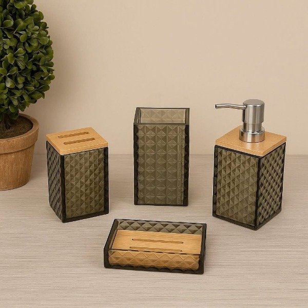 Producto - Set x 4 acrilico y madera