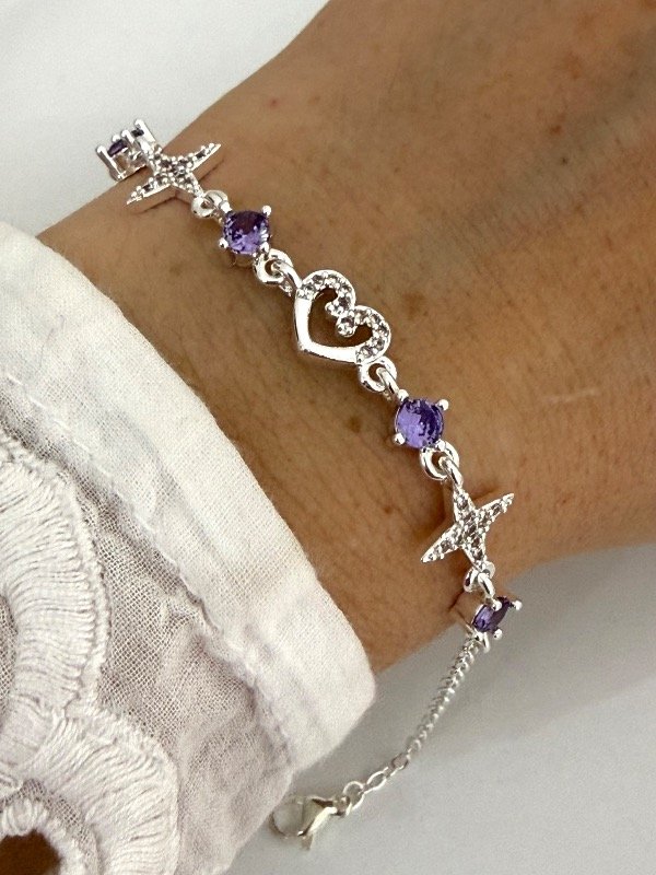 Producto - PB1493 Pulsera con cubic y micropave 16 + 4 cm
