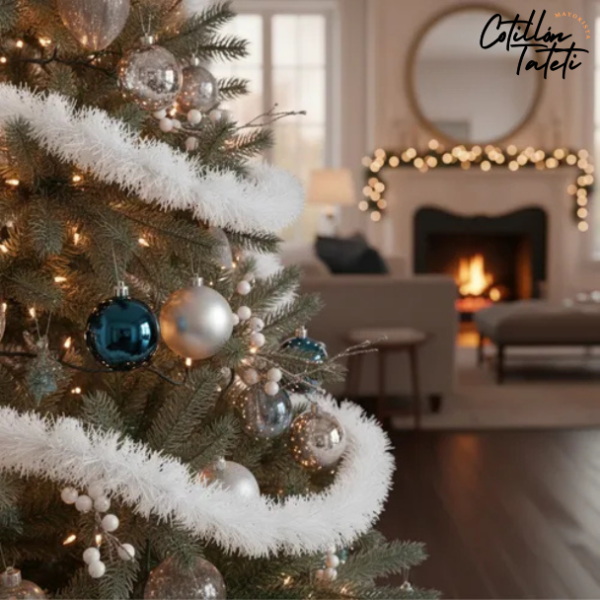 Producto - BOA NAVIDEÑA BLANCA - 180 CM