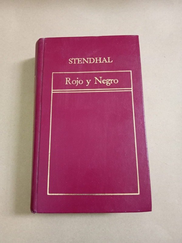 Producto - Rojo y negro - Stendhal - Hyspamerica 1982 Tapa dura