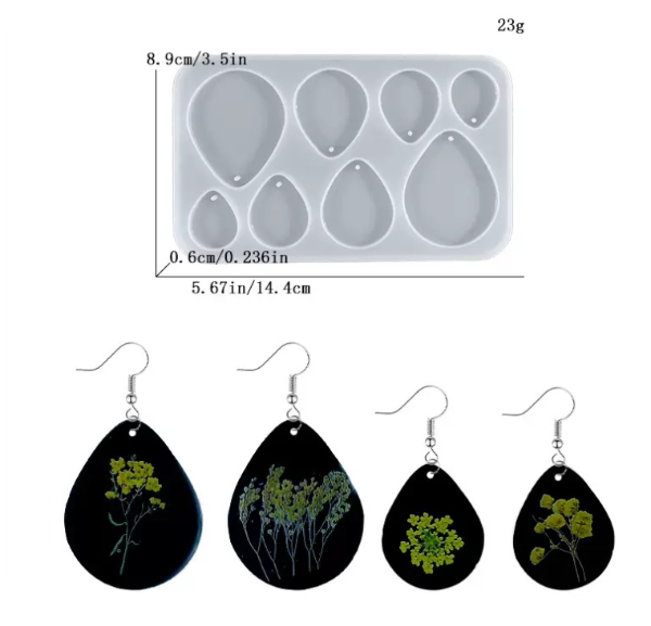 Producto - Molde forma gotas varias medidas