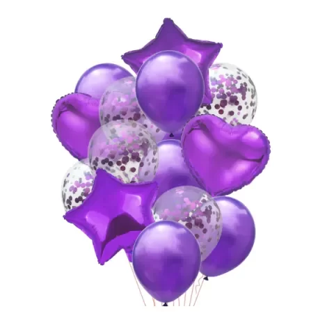 Producto - Set Blister Globos con Confetti x14 un - 4