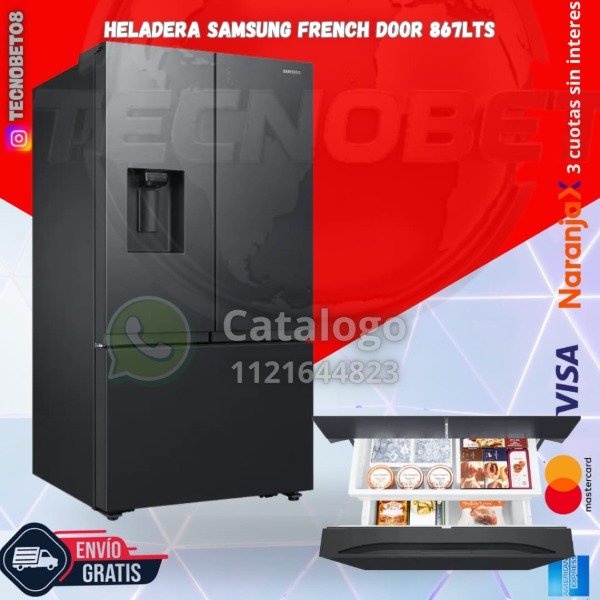 Producto - HELADERA SAMSUNG FRENCH DOOR 867LTS