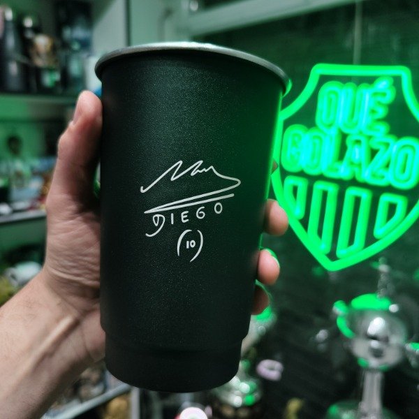 Producto - Vaso Maradona Fernetero Aluminio 1Lts