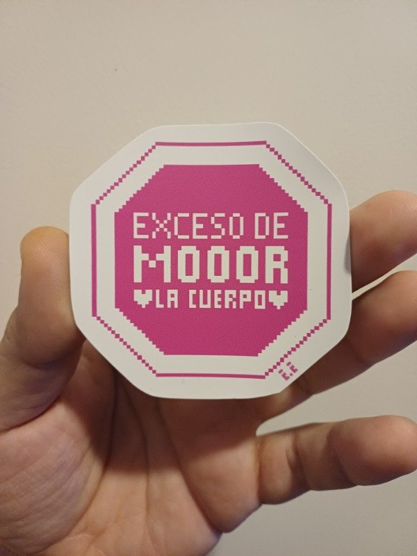 Producto - Sticker Exceso de mooor
