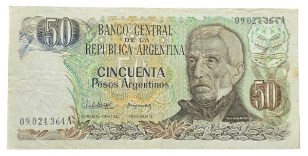Producto - 50 Pesos Argentinos (López - García Vázquez) Bott.2619 Fil.3A F+