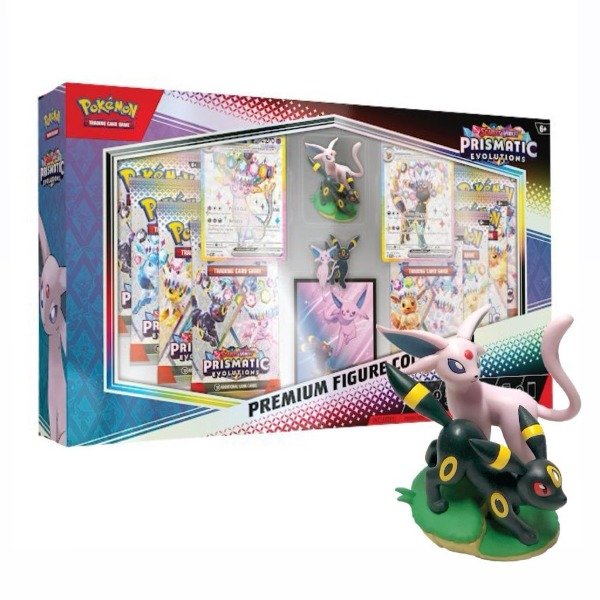Producto - Cartas Pokemon TCG Prismatic Evolutions Premium Figure Box