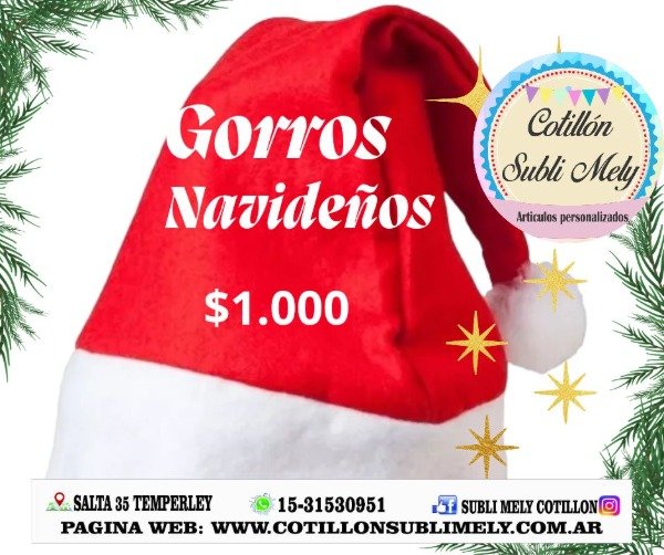 Producto - PROMO GORRO NAVIDEÑO
